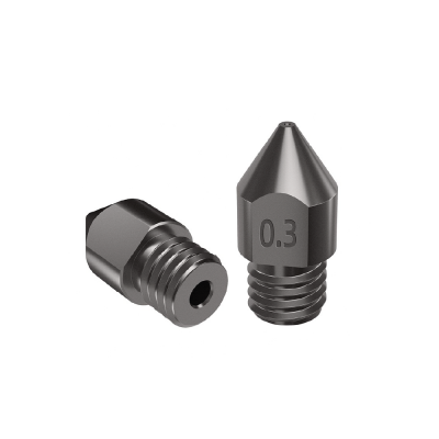 MK8 Hardened Steel Nozzle 0.4/0.6mm – Creality CR-10S, Ender 3, Ender 5 3D Printer